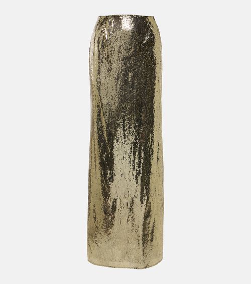 Sequined maxi skirt