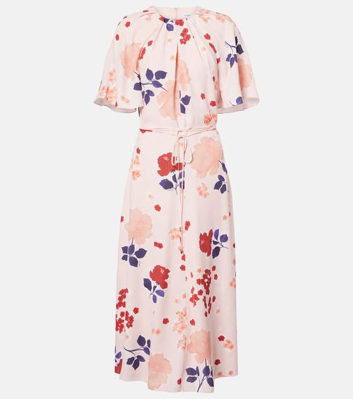 Floral shirt dress