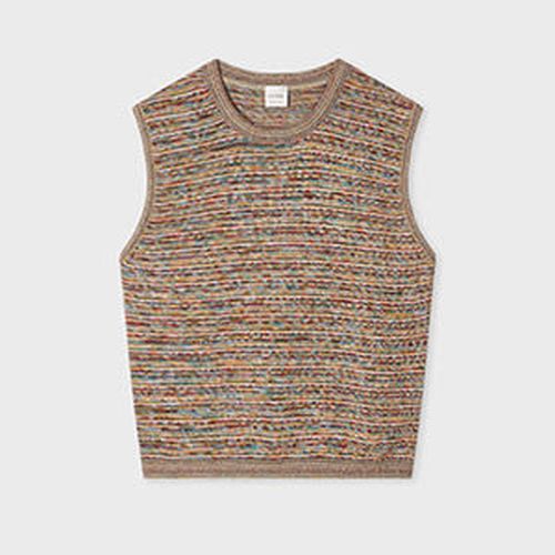 Women's Knitted 'Signature Stripe' Tank Top Multicolour