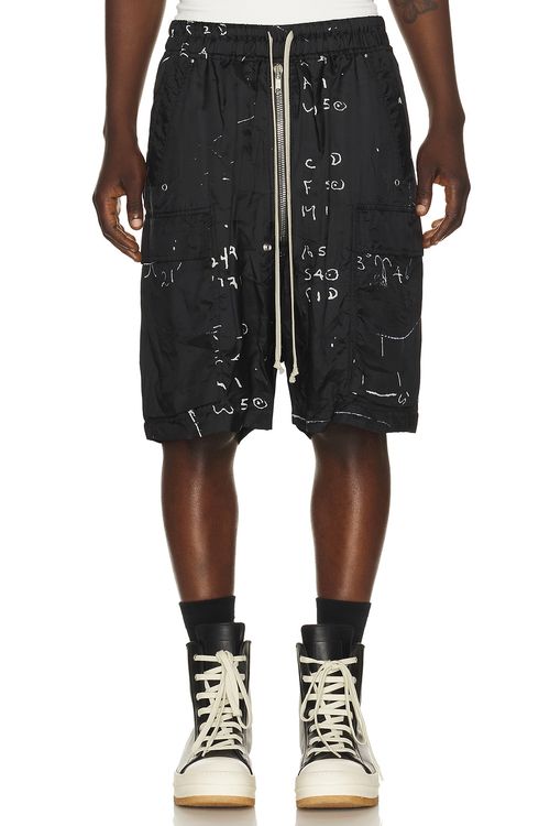 Rick Owens Cargobela Shorts in Black