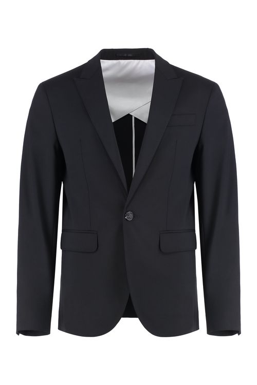 Virgin Wool Two-Piece Suit - Single-Button Jacket & Tailored Trousers