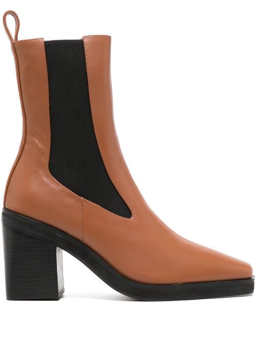 Winnie heeled ankle boots - Brown