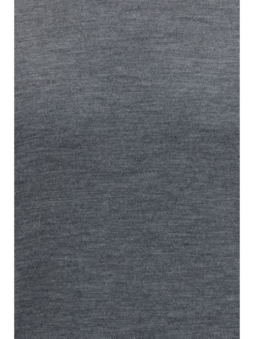 Wool Fleece Turtleneck Sweater — Gray