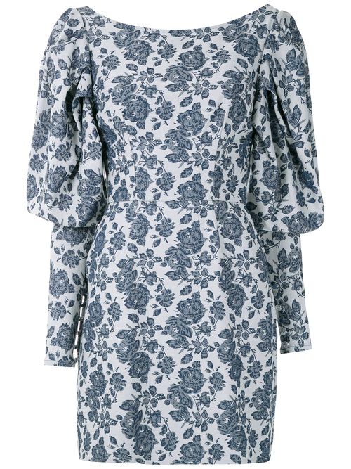 Estrela long sleeves dress - Blue