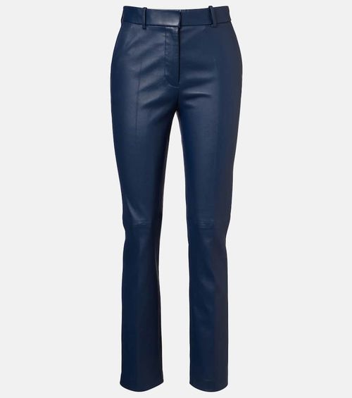 Coleman leather slim pants