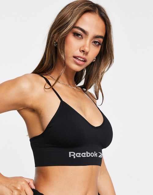 Terri seamless cross back bra in black