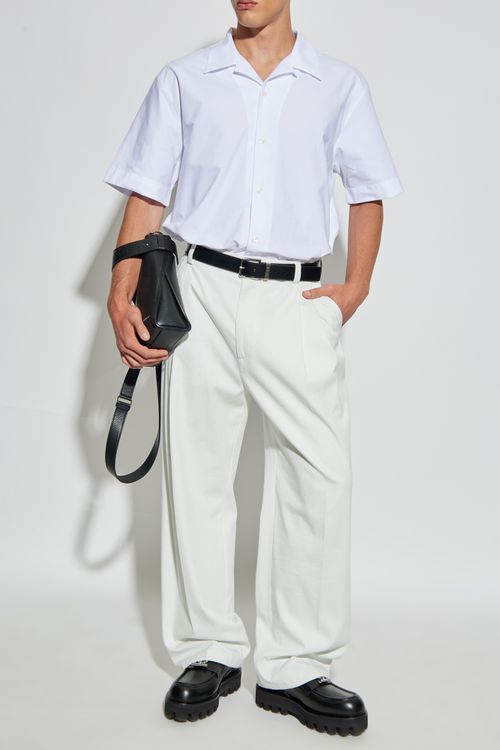 Short-sleeved Shirt, Men's, White