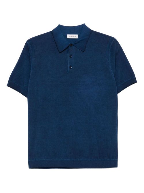 Kangra cotton polo shirt - Blue