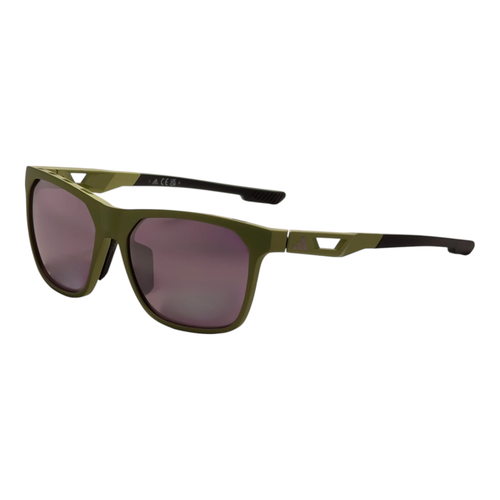 Unisex 55mm Matte Light Green Sunglasses SP0091-94Q-55