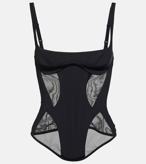 Mugler Bonded Illusion bustier