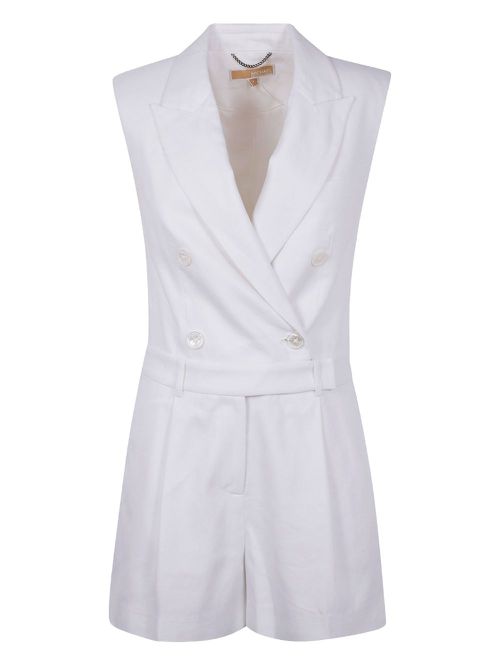 Michael Michael Kors linen playsuit - White