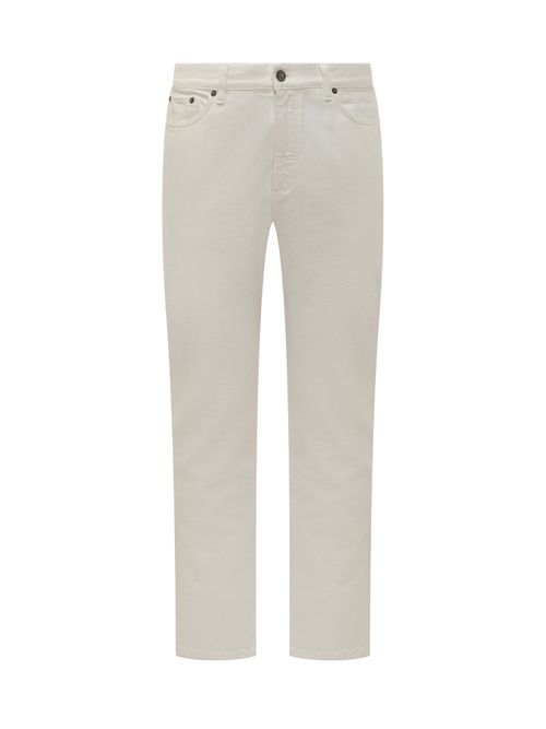 Cotton Five-Pocket Trousers