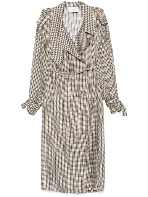 Checked Coolness midi dress - Neutrals