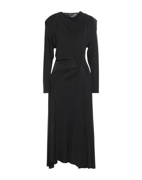 Isabel Marant Woman Midi dress Black Size 2 Viscose, Silk