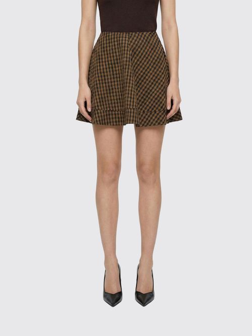 Skirt Woman color Brown