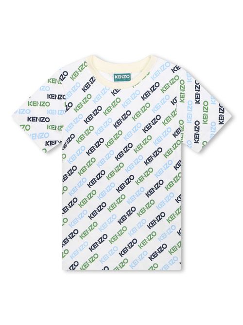 Logo-print organic cotton T-shirt - White