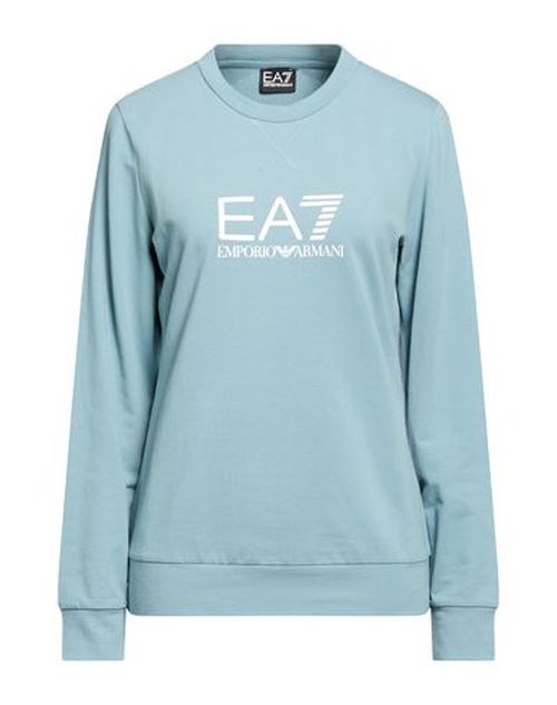 Woman Sweatshirt Slate blue Size XS Cotton, Elastane