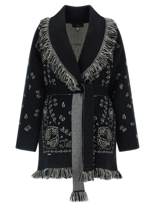 Bandana Cardigan — Black