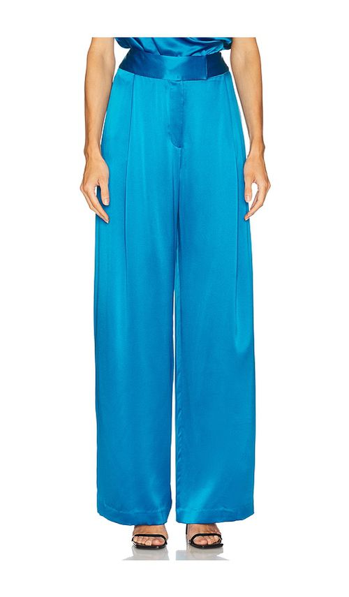 The Sei Relaxed Trouser in Blue. - 2 also