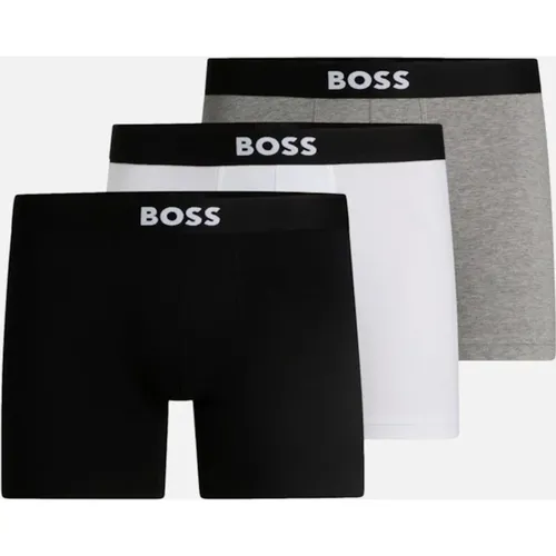 Men's BOSS Black BoxerBr 3P BOSS ONE S1-25 999 Assorted - Size: 44/32