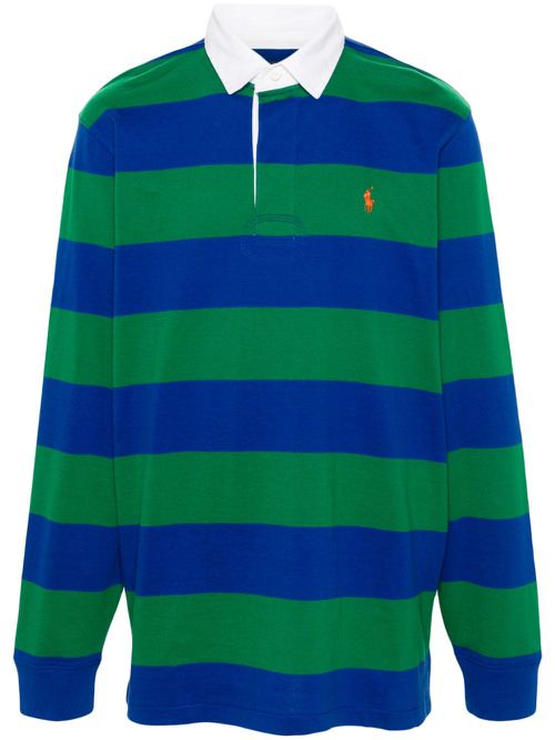 Polo Pony-motif polo shirt - Green