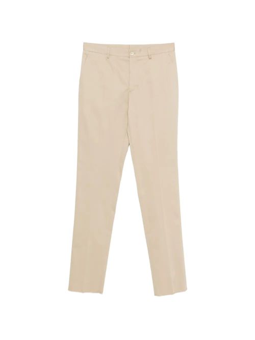 Roma Cotton Straight-Leg Trousers