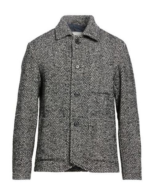 Paltò Man Jacket Black Size 38 Wool, Acrylic, Polyester, Polyamide