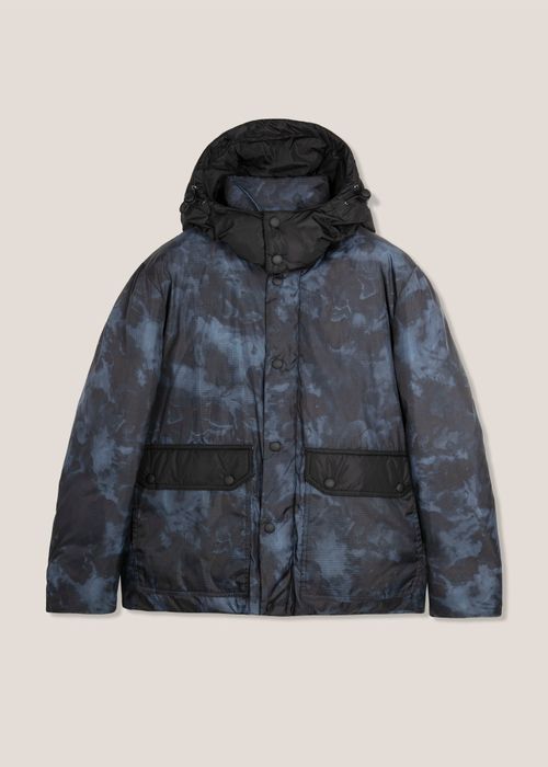 Aangoon Printed Down Jacket Blue Coats & - Unisex