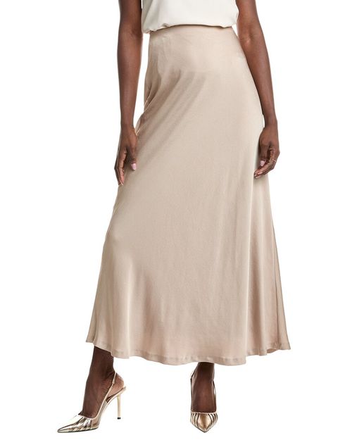 Bias Flare Maxi Skirt