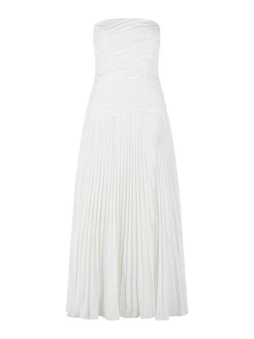 Arie White Polyester Dress