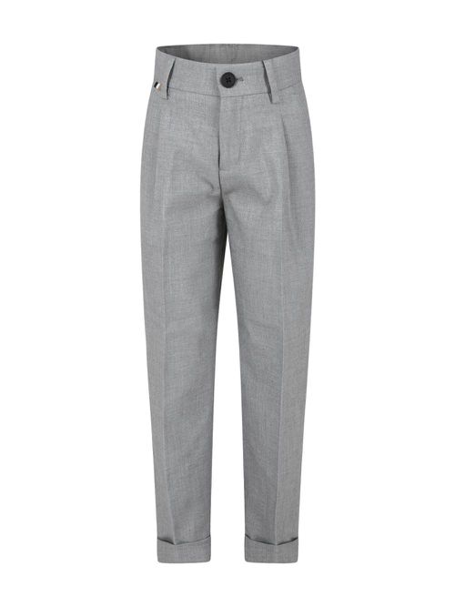 Tapered-leg trousers - Grey