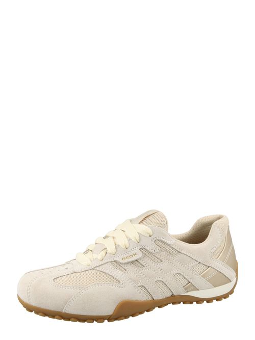 GEOX Scarpa stringata 'Snake Original' beige / oro