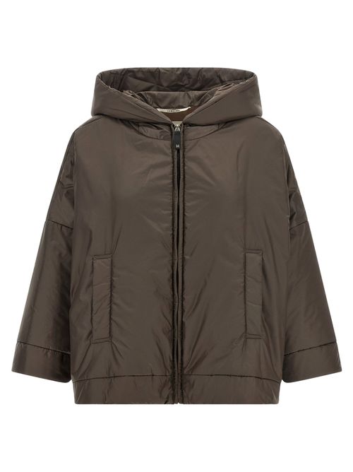 Down Jacket — Taupe