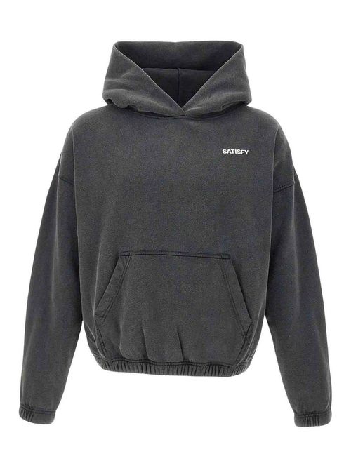 Sweatshirt With Hood And Logo