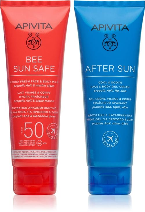 Apivita Bee Sun Safe Beach Essentials set solare