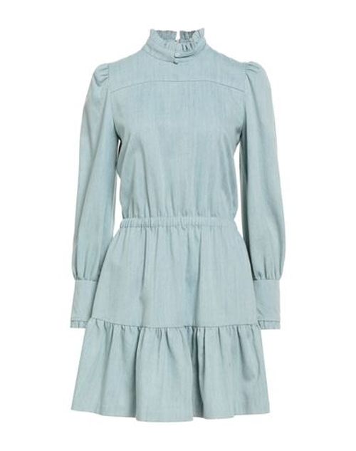 Woman Mini dress Blue Size 0 Cotton