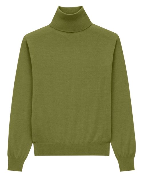 Turtleneck in Cashmere, Wool, and Silk