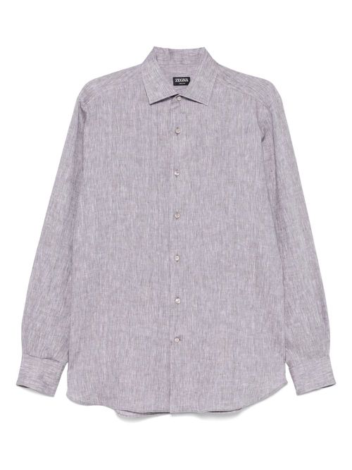 Zegna Oasi Lino shirt - Grey