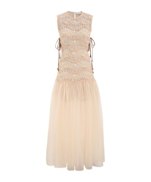 Illuminate Macrame Maxi Dress