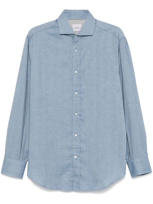 Herringbone shirt - Blue