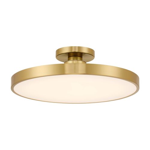 Thayer 1-Light LED Ceiling Light in Warm Bra