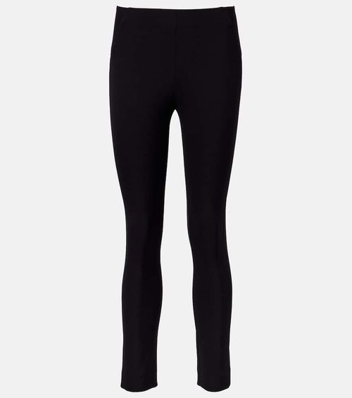 Scuba cropped slim pants