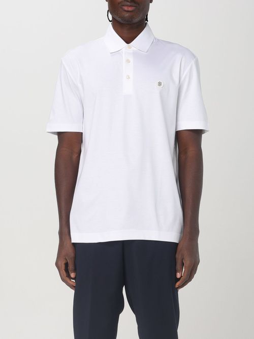 Polo Shirt Men color White