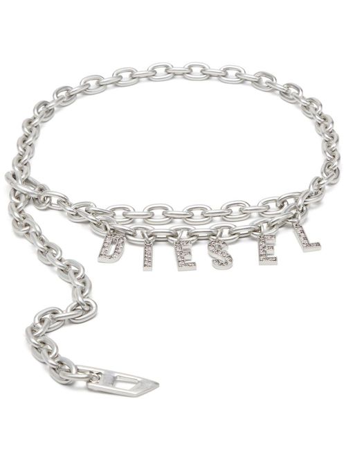 B-Charm chain-kink belt - Silver
