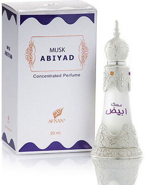 Unisex Musk Abiyad Perfume Oil 0.67 oz Fragrances 6290171001058