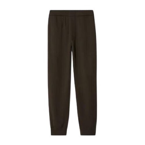 Asian Fit Logo-Embellished Wool Jogging Pants