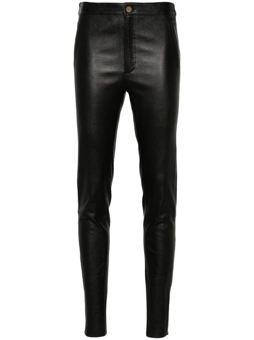Bayane leather leggings - Black