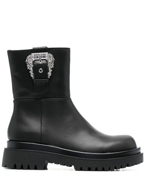 Buckled ankle boots - Black