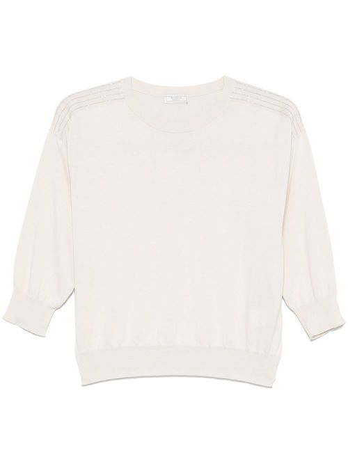 Fine-knit sweater - Neutrals