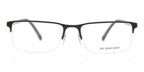Burberry BE1282 Men's Glasses, Black, Size 55